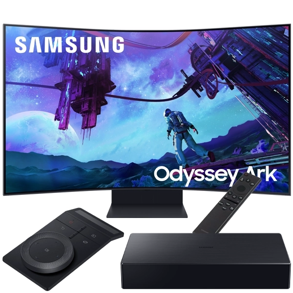 Smart Monitor Curvo Samsung Odyssey Ark S55CG970NNXGO de 55" 4K Ultra HD 16:9 1 ms GTG con Wi-Fi/HDMI