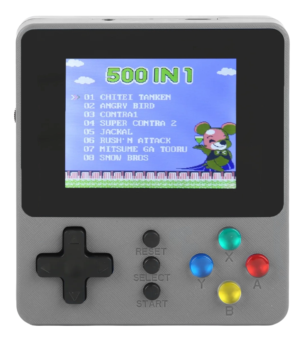 GAME BOY BOX K5 3.0" 500JOGOS CINZA