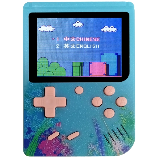 GAME BOY BOX PLUS 3.0" 500JOGOS AZUL/CINZA