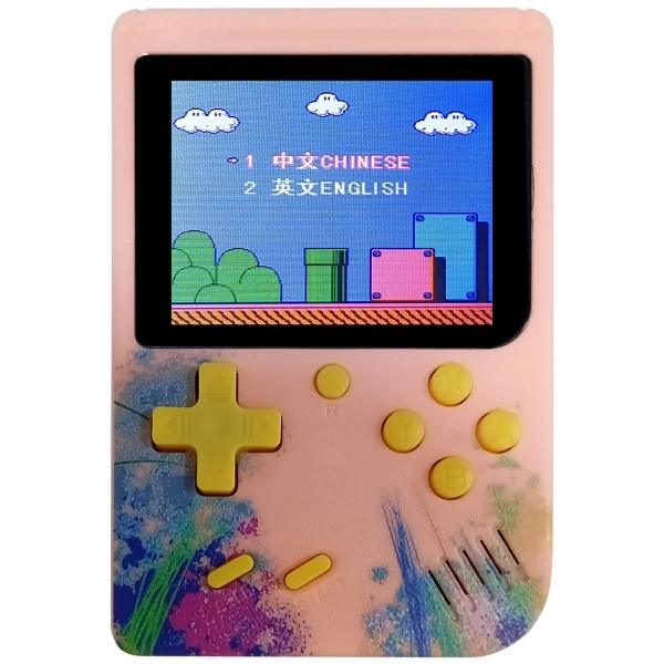 GAME BOY BOX PLUS 3.0" 500JOGOS ROSA/AZUL