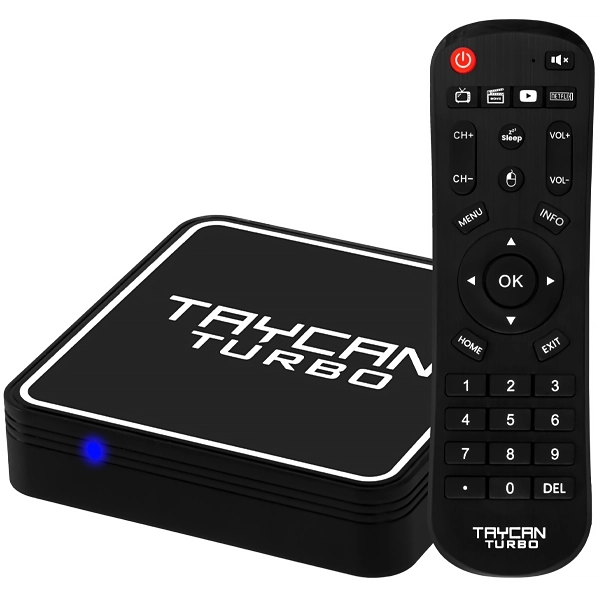 Receptor FTA Audisat Taycan Turbo Ultra HD con IPT V de 16GB /2GB RAM - Negro