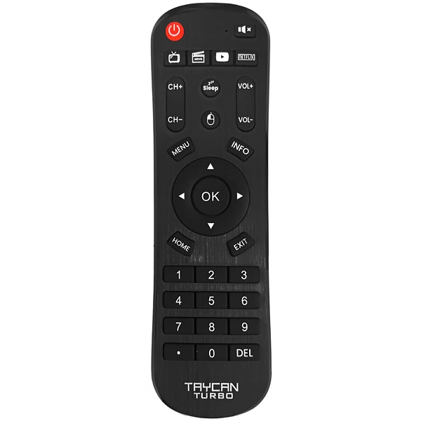 CONTROLE *RECEPTOR *AUDISAT TAYCAN TURBO PRETO