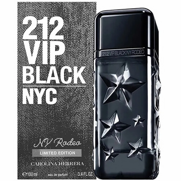PERFUME MASCULINO CAROLINA HERRERA 212 VIP BLACK NYC NY ROD EDP100(604
