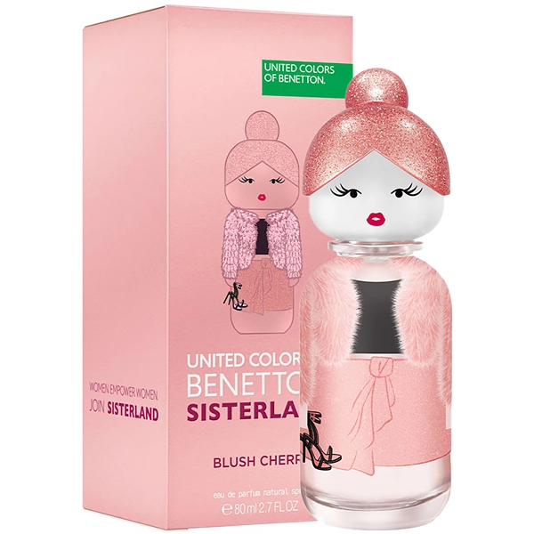 PERFUME FEMININO BENETTON SISTERLAND BLUSH CHERRY EDP 80ML (027338)