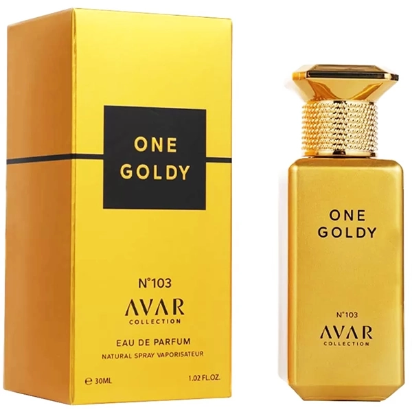 PERFUME MASCULINO ARABE AVAR COLLECTION ONE GOLDY N103 EDP30ML(886184)