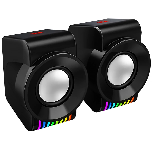 SPEAKER REDRAGON GS514 KAGE RGB USB AUXILIAR PRETO