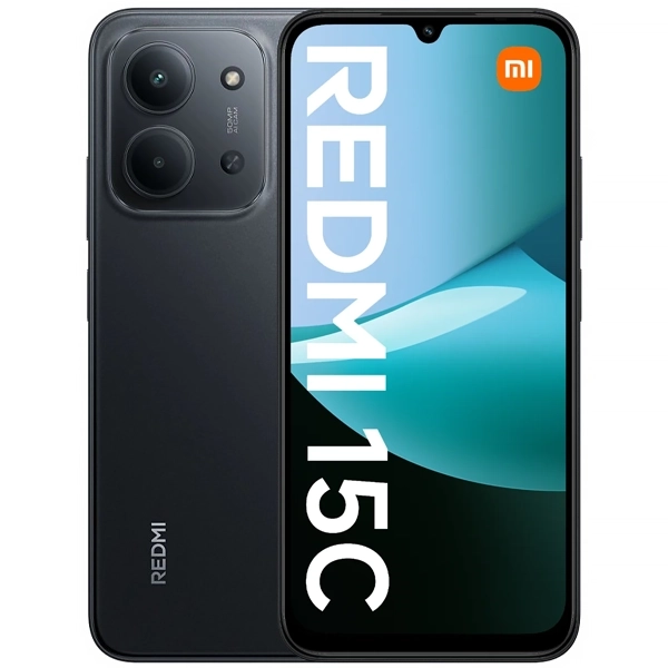 Celular Xiaomi Redmi 15C Dual SIM de 128GB/4GB RAM de 6.9" 50MP/8MP - Midnight Black (Global)