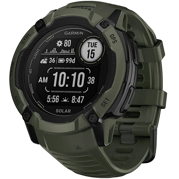 RELOGIO GARMIN INSTINCT 2X SOLAR SMART WATCH 010-02805-05 VERDE