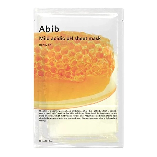 Mascarilla Facial Abib Mild Acidic pH Sheet Mask Honey Fit - 1 Unidad