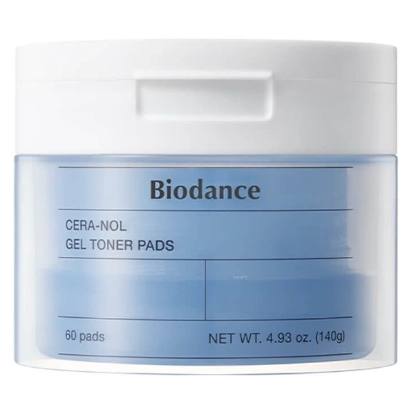 Almohadillas Tónicas Biodance Cera-nol Gel Toner Pads de 60 Unidades