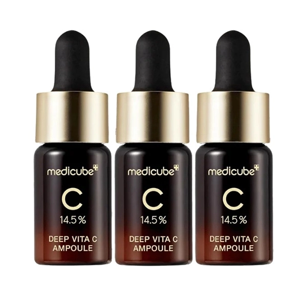 Ampolla Facial Medicube Deep Vita C - 3 Piezas de 10 g