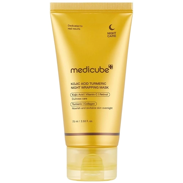 Mascarilla Facial Medicube Kojic Acid Turmeric Night Wrapping Mask de 75 ml