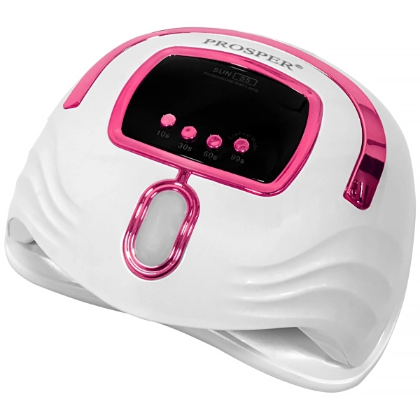 SECADOR  UNHA PROSPER SUN S5 2EM1 LED/UV LAMP 2V BRANCO/ROSA