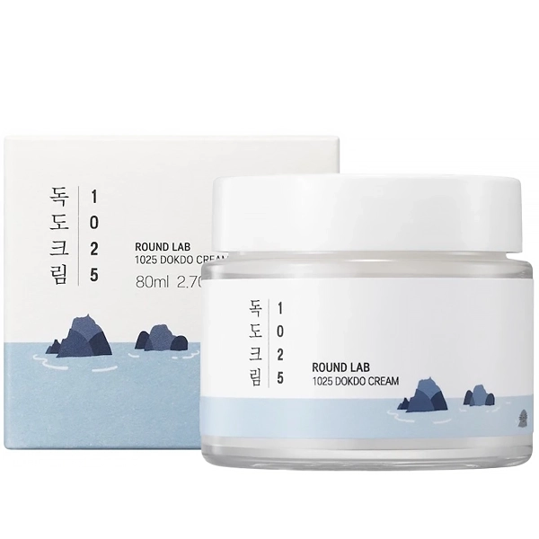 Crema Facial Hidratante ROUND LAB 1025 Dokdo de 80 ml