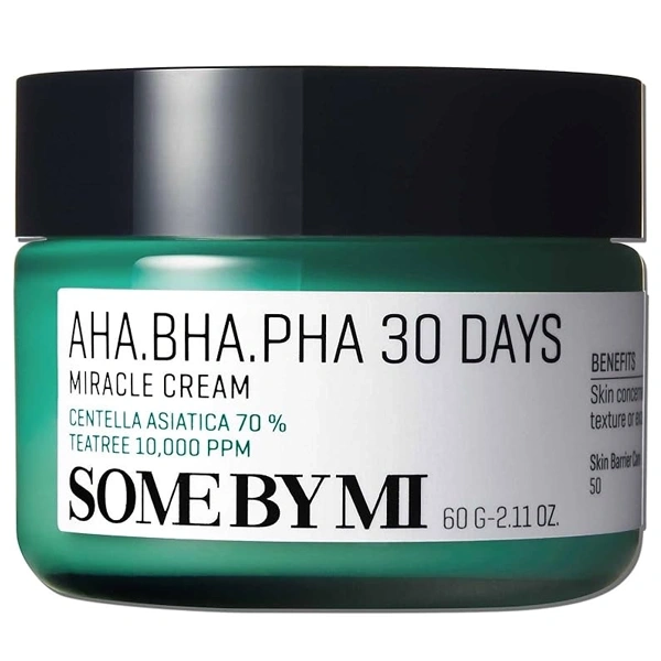 Crema Facial Hidratante SOME BY MI AHA BHA PHA 30 Days Miracle de 60 g