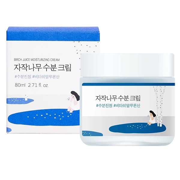Crema Facial Hidratante ROUND LAB Birch Juice Moisturizing Cream de 80 ml