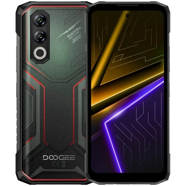 CEL DOOGEE BLADE20 MAX DUAL 6.6" 12GB+1TB LTE 64MP/20MP PRETO/VERMELHO