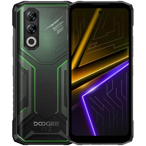 CEL DOOGEE BLADE20 MAX DUAL 6.6" 12GB+1TB LTE 64MP/20MP PRETO/VERDE