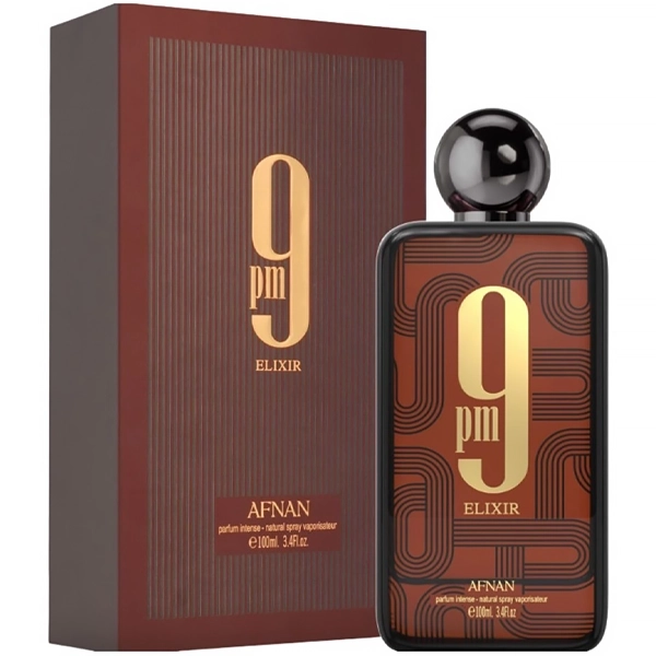 PERFUME UNISSEX ARABE AFNAN 9PM ELIXIR PARFUM INTENSE 100ML (075738)