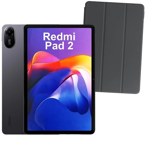 Tablet Xiaomi Redmi Pad 2 Bunble 256GB/8GB RAM de 11" 8MP/5MP + Funda Gris