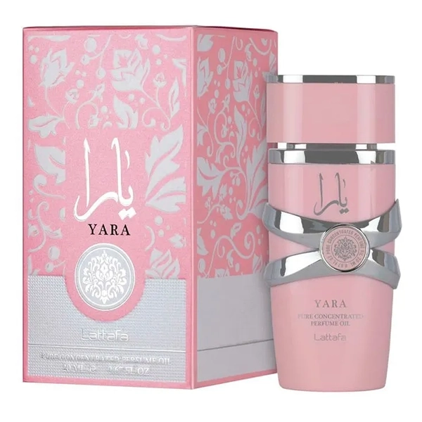 OLEO CORPO ARABE LATTAFA YARA OIL CONCENTRADO 20ML (345688).
