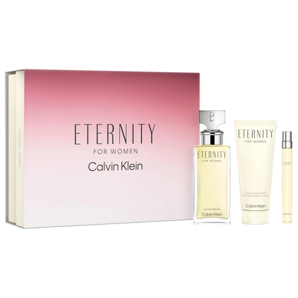 PERFUME FEMININO CALVIN KLEIN ETERNITY EDP100+EDP10+BODY100 KIT(66163)