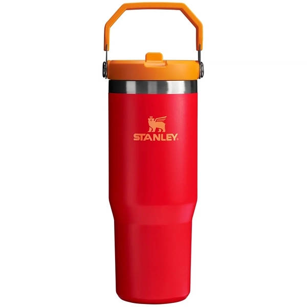 GARRAFA TERMICA STANLEY ICEFLOW FLIP STR TUMB 993-790 887ML VERME/LARA