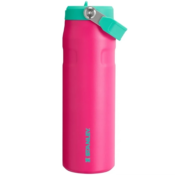 GARRAFA TERMICA STANLEY ICEFLOW BOTTLE 283-134 710ML ROSA/VERDE