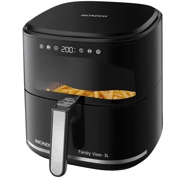 FRITADEIRA ELETRICA MONDIAL AF50DV AIR FRYER 5LITROS 220V/50/60HZ PR/S