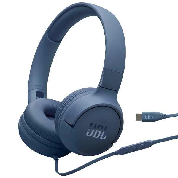 FONE JBL TUNE T520C USB-C C/MICROFONE ARCO AZUL