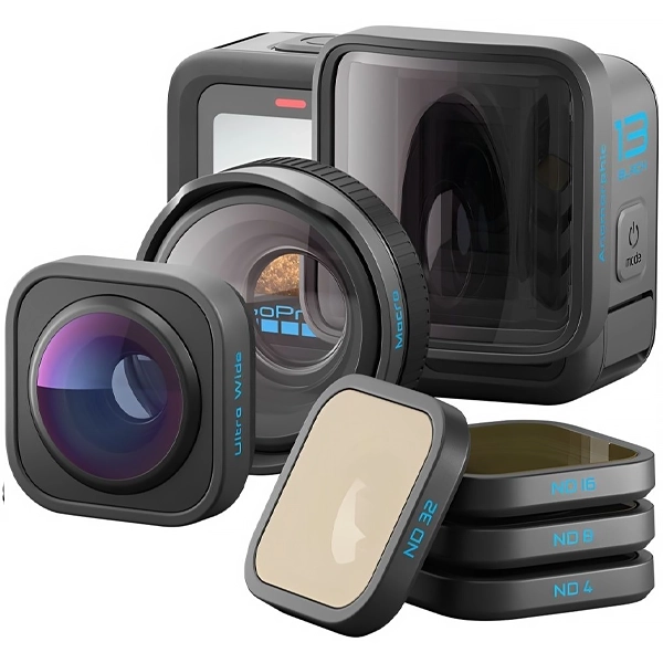 Cámara de Acción GoPro Hero 13 Black + HB-Series Lens CPSS1 CHDRB-132-RW 5.3K - Negro