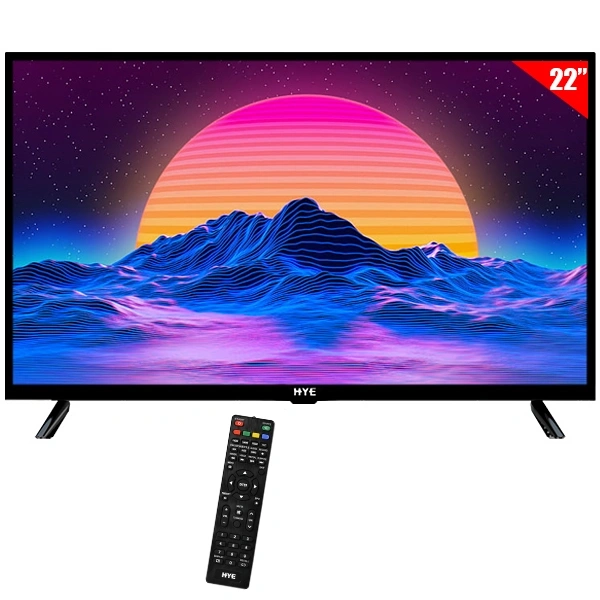 TV LED 22" HYE HYE22DTFG Full HD con Conversor Digital (CJ Fea)