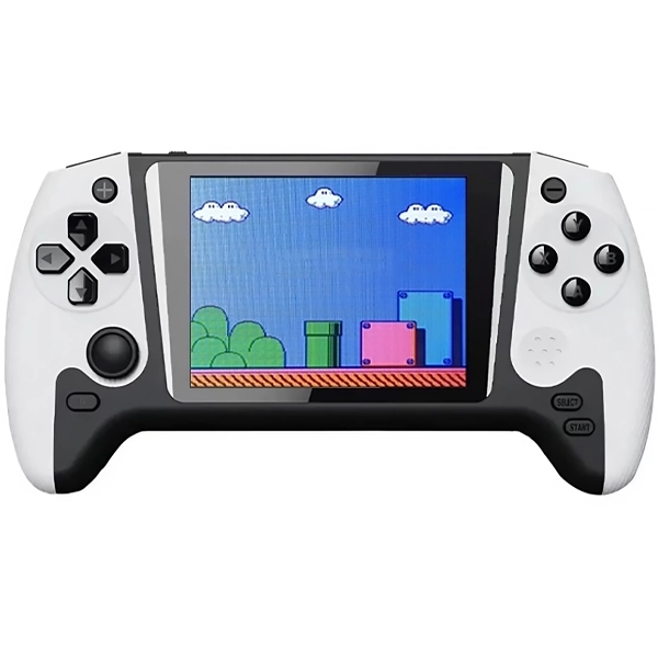 GAME BOX Q21 3.5" 500JOGOS +CONTROLE (INGLES/CHINES) PRETO/BRANCO