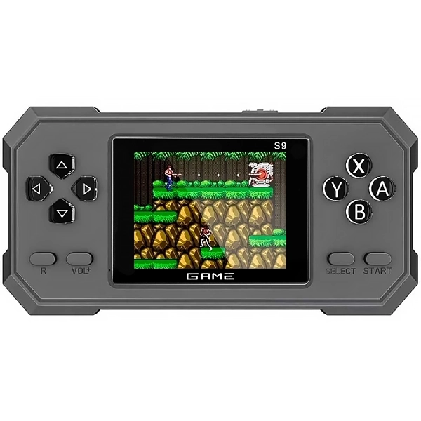Consola Portátil Game Box S9 de 2.4" con 520 Juegos - Gris (Inglés Chino)