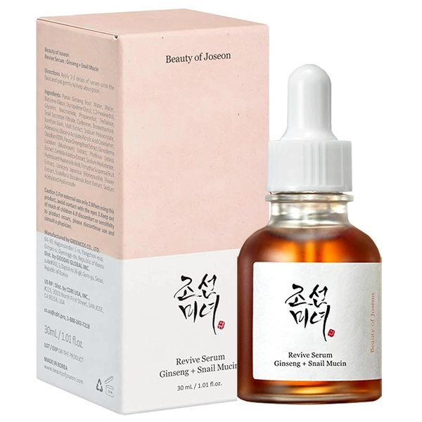 Sérum Facial Beauty of Joseon Revive Serum: Ginseng + Snail Mucin de 30 ml