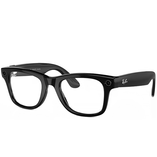 Gafas de Sol Ray Ban Meta Wayfarer RW4006 con Cámara/Wi-Fi - Shiny Black/Clear