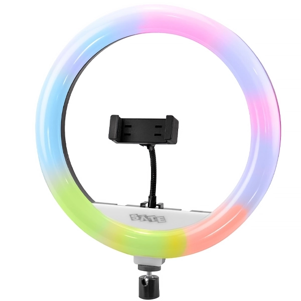 Iluminador LED Satellite A-MK330J RGB 12” -  Blanco/Negro
