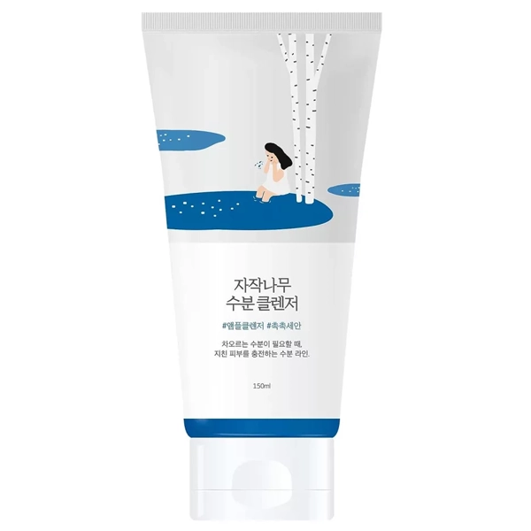 Limpador Facial Round Lab Birch Juice Moisturizing Cleanser de 150 ml