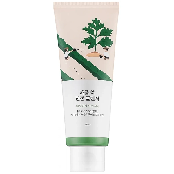 Limpieza Facial Round Lab Mugwort Calming Cleanser de 150 ml