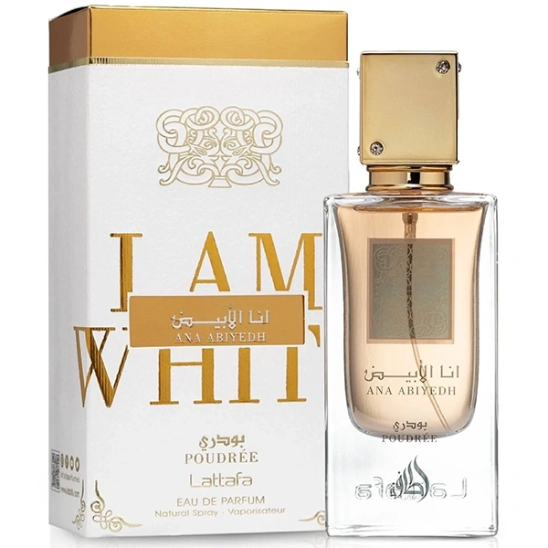 PERFUME FEMININO ARABE LATTAFA ANA ABIYEDH POUDREE EDP 60ML (733226)