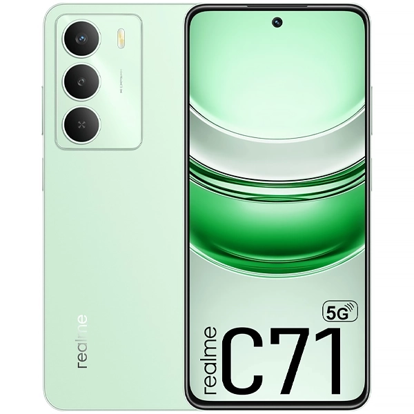 Celular realme C71 5G RMX3943 NFC Dual SIM de 256GB/8GB RAM de 6.67" 50MP/8MP - Periot Green (Anatel)