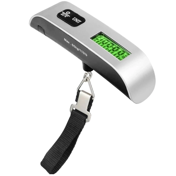Balanza Digital para Equipaje Satellite A-WS7707 hasta 50 kg - Negra/Plata
