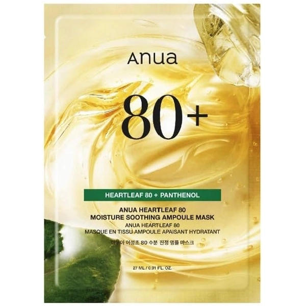 Mascarilla Facial Anua Heartleaf 80+ Panthenol Moisture Soothing- 1 Unidad