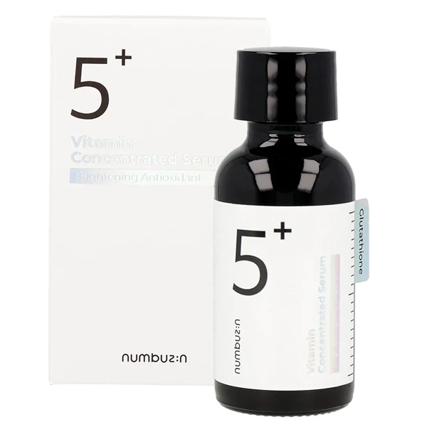 Sérum Facial Numbuzin No.5+ Glutathione Vitamin Concentrated de 45 ml