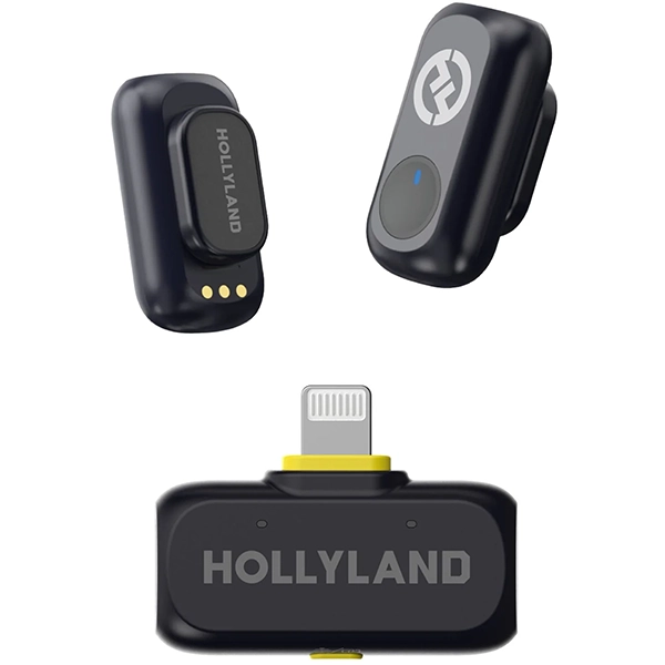 Micrófono Inalámbrico para Smartphone Hollyland LARK A1 Mini Duo con Lightning - Space Gray