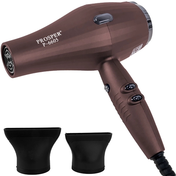 Secador de Cabello Prosper P-6605 8.000 watts 220 - 240 V ~ 50/60 Hz - Marrón
