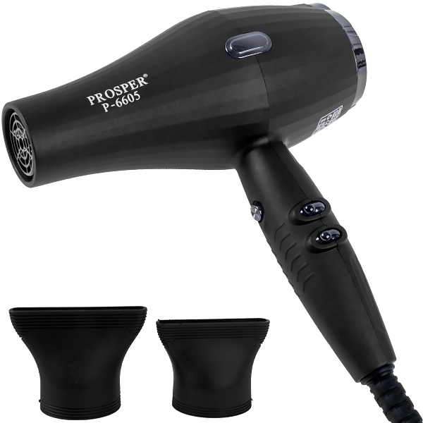 Secador de Cabello Prosper P-6605 8.000 watts 220 - 240 V ~ 50/60 Hz - Negro