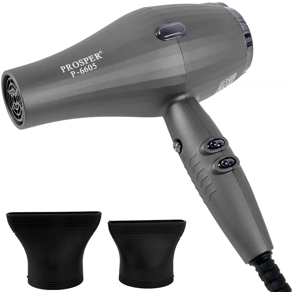 Secador de Cabello Prosper P-6605 8.000 watts 220 - 240 V ~ 50/60 Hz - Gris