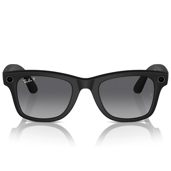 Gafas de Sol Ray Ban Meta Wayfarer RW4006 con Cámara/Wi-Fi - Matte Black/Polar Gradient Graphite