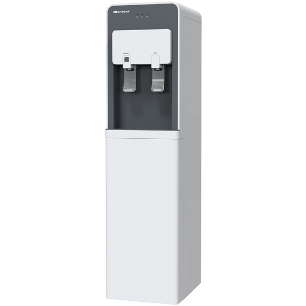 Bebedero MegaStar WA608 420 watts Agua Helada y Caliente 220V ~ 50/60Hz - Blanco/Gris